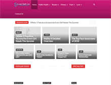 Tablet Screenshot of localhealthline.com